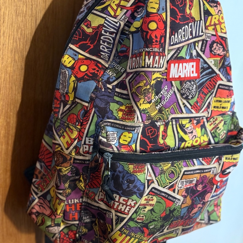 Marvel Multicolor Comic Backpack - image 2
